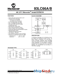 Datasheet 93LC66A производства Microchip